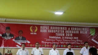 Jelang Porprov X Riau Tahun 2021, Pengurus KONI Inhil Gelar Rapat Koordinasi dan Konsultasi
