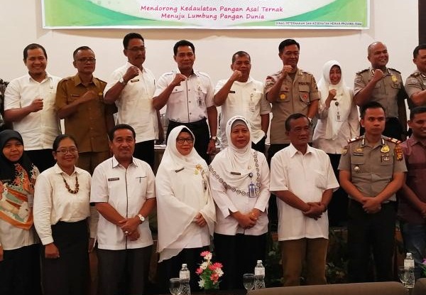 Dinas Peternakan dan Kesehatan Hewan Provinsi Riau Gelar Sosialisasi Pemotongan Sapi dan Kerbau Produktif