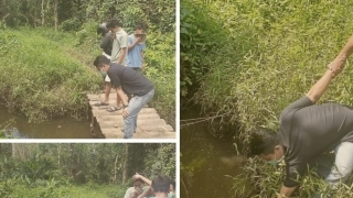 Diduga Limbah PKS PT GSL Cemari Lingkungan, Keluarga Besar Mahasiswa Inuman Tinjau Lokasi