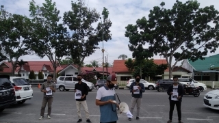 Aliansi Mahasiswa Bengkalis Peduli Bangsa Lakukan Aksi  Desak KPK Periksa Hendri Along 