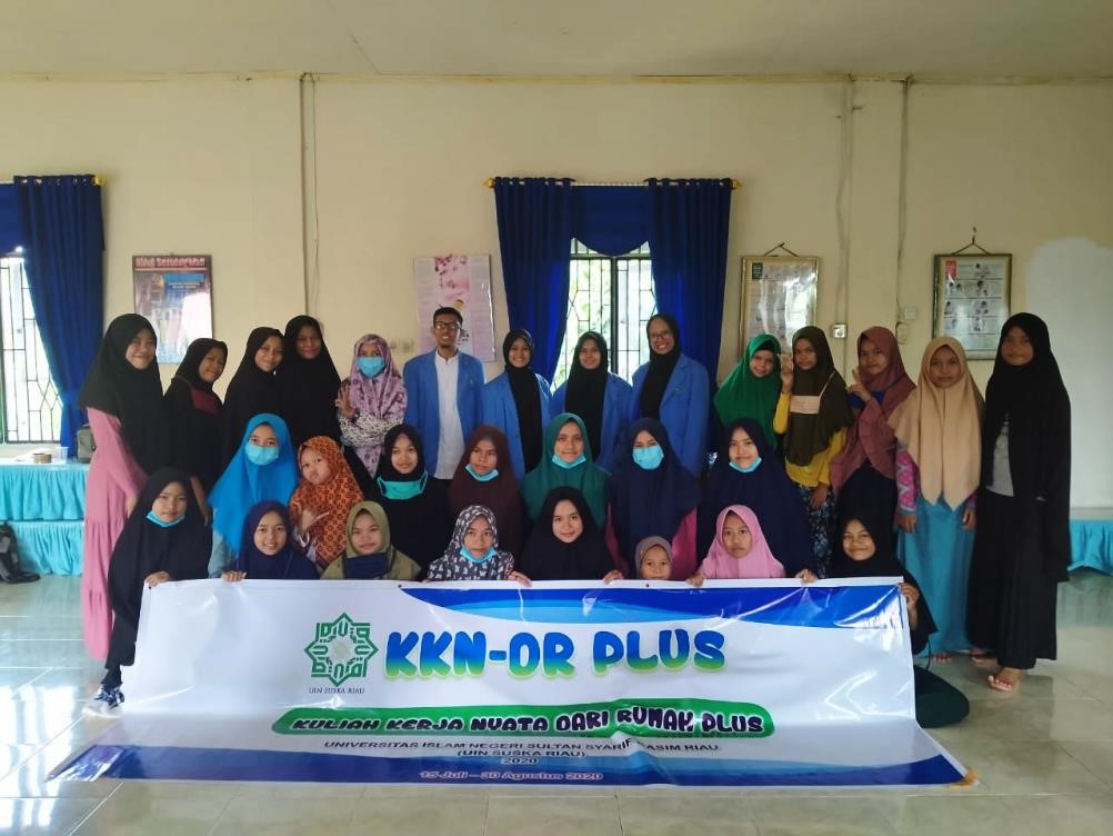 Mahasiswa KKN-DR UIN SUSKA RIAU adakan kegiatan Pendidikan dan Dakwah Keagamaan di Panti Asuhan