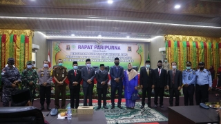 DPRD MERANTI LAKSANAKAN RAPAT PARIPURNA PENGUCAPAN SUMPAH DAN JANJI ANGGOTA DPRD PAW SISA JABATAN 2019-2024