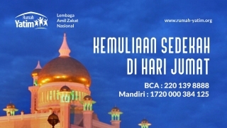 Kemuliaan Sedekah Di Hari Jumat