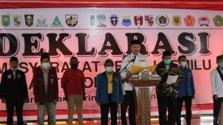 19 Organisasi Masyarakat dan Organisaai Kepemudaan Riau Deklarasi Anti Money Politic