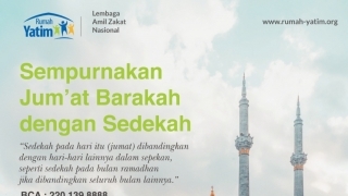 Sempurnakan Jum’at Barakah dengan Sedekah