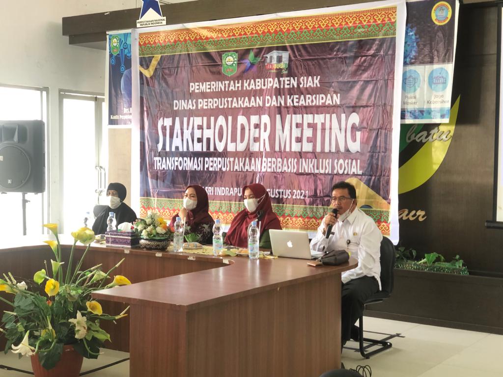  Dinas Perpustakaan dan Kearsipan Siak Gelar Stakeholder Meeting ke III, Tingkatkan Literasi