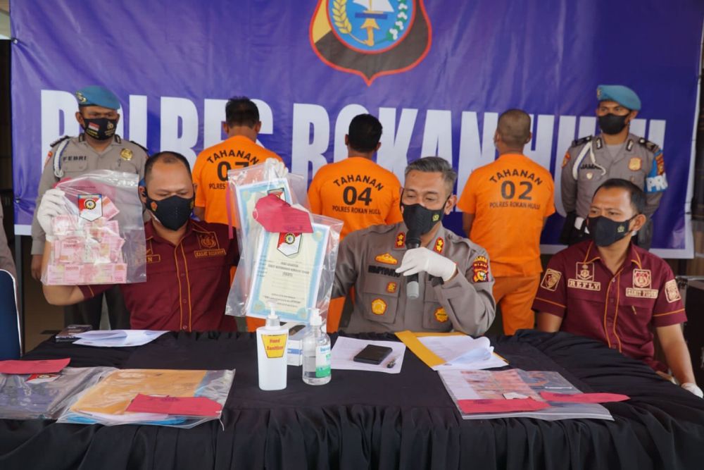 Akibat Melakukan Pungli SKRT dan SKGR, Polres Rohul Tangkap Seorang Kades