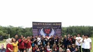 Silahturahmi Akbar 234 SC Regwil Kampar Pererat Solidaritas Ditengah Keindahan Alam Pulau Tongah Desa Gema