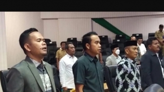 DPRD Kampar Gelar Rapat Paripurna Pengesahan Komposisi Alat Kelengkapan Dewan (AKD)