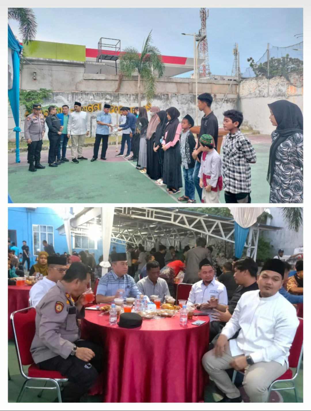 DPD KNPI Kota Pekanbaru Bukber dan Berbagi Bersama Anak Yatim