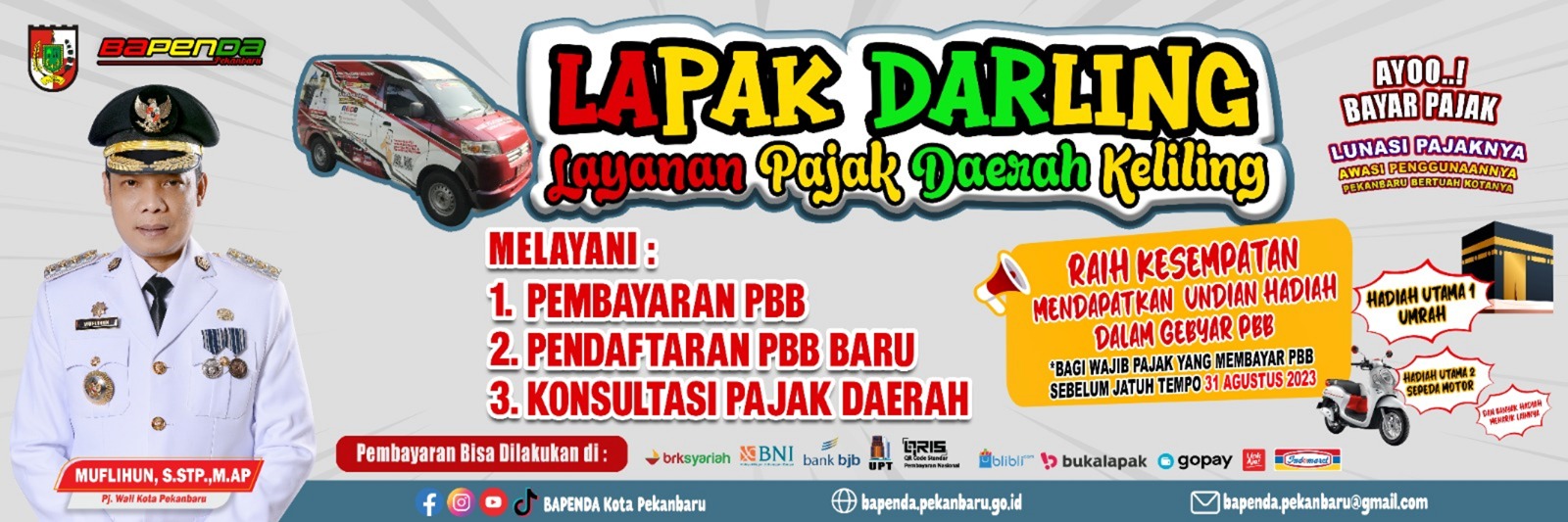 Welcome Agustus, Lapak Darling ‘door to door’ Menyapa Warga kota Bertuah…