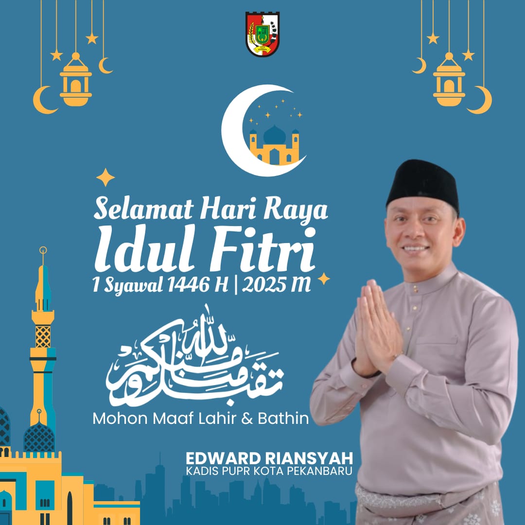 Kadis PUPR Kota Pekanbaru Minal Aidin Walfa Idzin